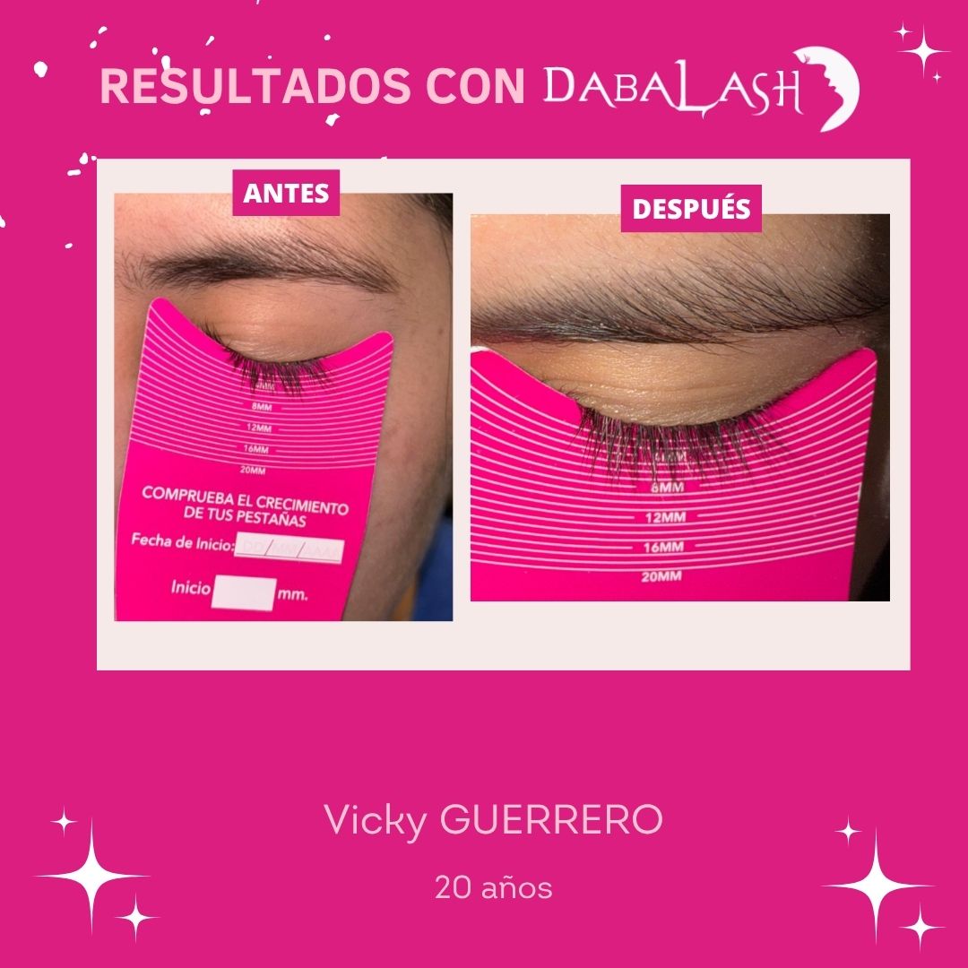 Testimonios de crecimiento de pesta&ntilde;as 